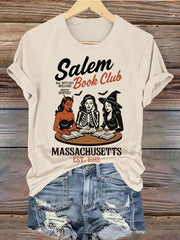 Women's Witches Salem Book Club Print T-Shirt