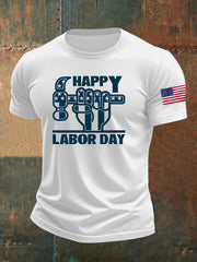 Men's Labor Day Printed T-shirt