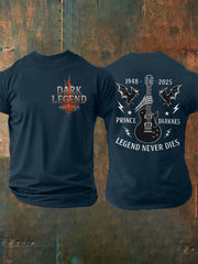 Men's Prince Of Darkness Forever Rip Legend  Memorial Short Sleeve Tee