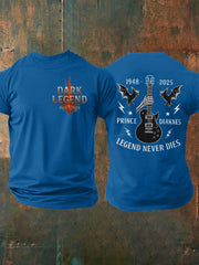Men's Prince Of Darkness Forever Rip Legend  Memorial Short Sleeve Tee