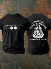 Men's Prince Of Darkness Forever Rip Legend  Memorial Short Sleeve Tee