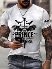 Men's Prince of Darkness Printed Casual T-Shirt