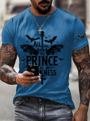 Men's Prince of Darkness Printed Casual T-Shirt