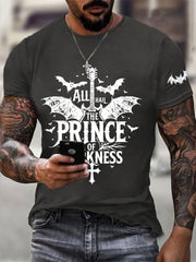 Men's Prince of Darkness Printed Casual T-Shirt