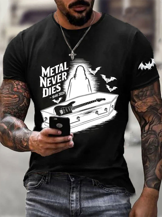 Men's Prince of Darkness Printed Casual T-Shirt