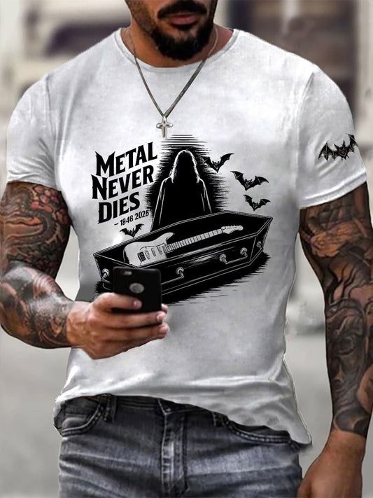 Men's Prince of Darkness Printed Casual T-Shirt