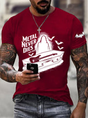 Men's Prince of Darkness Printed Casual T-Shirt