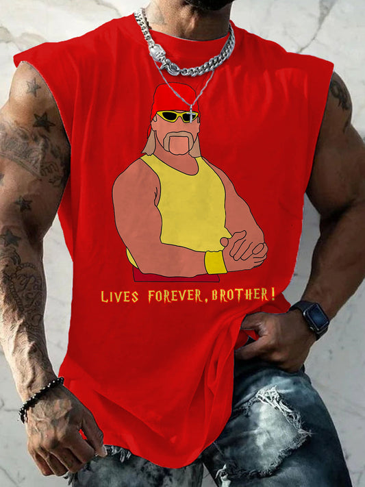 Men's Lives Forever,Brother! R.I.P Legend! Memorial Tank Top