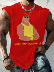 Men's Lives Forever,Brother! R.I.P Legend! Memorial Tank Top