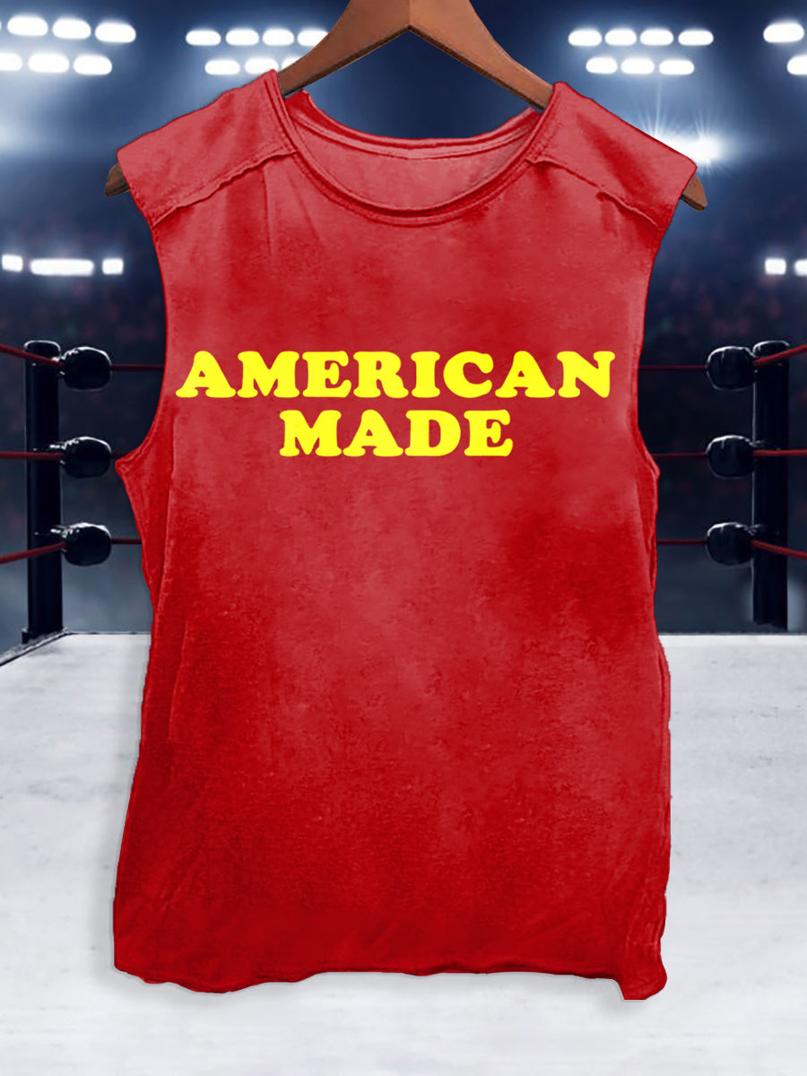 Men's Real American Print Racket Vest