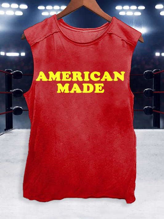 Men's Real American Print Racket Vest