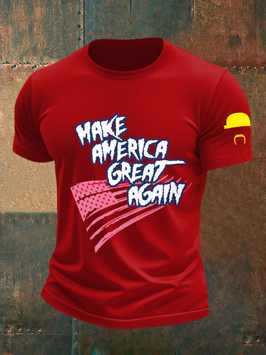 Men's Make America Great Again Rip Brother Short Sleeves T-shirt