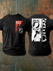 Men's Pow-Mia Flag Veteran Printed T-shirt