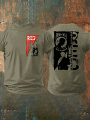 Men's Pow-Mia Flag Veteran Printed T-shirt