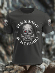 Men's Funny Skull Casual Tee