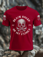 Men's Funny Skull Casual Tee