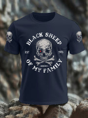 Men's Funny Skull Casual Tee