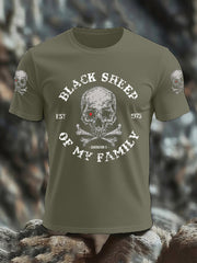 Men's Funny Skull Casual Tee
