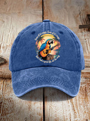 Unisex Some Of It’s Magic Some Of It’s Tragic Parrot Print Hat