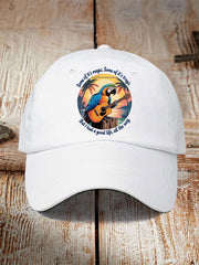 Unisex Some Of It’s Magic Some Of It’s Tragic Parrot Print Hat