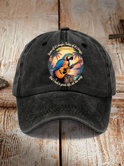 Unisex Some Of It’s Magic Some Of It’s Tragic Parrot Print Hat