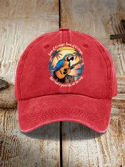 Unisex Some Of It’s Magic Some Of It’s Tragic Parrot Print Hat