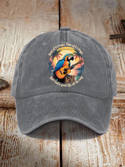 Unisex Some Of It’s Magic Some Of It’s Tragic Parrot Print Hat