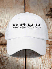 Unisex Halloween Jack-O-Lantern Print Hat