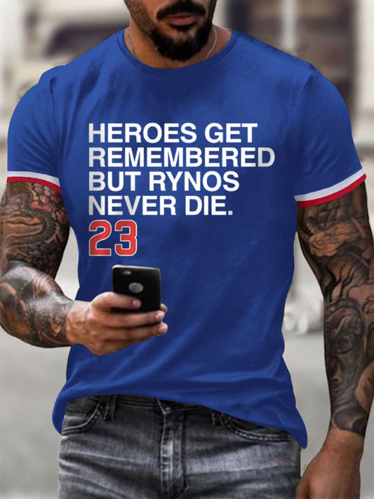 Men's In Memory Of No.23 Short-sleeved T-shirt