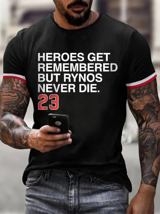 Men's In Memory Of No.23 Short-sleeved T-shirt