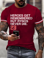 Men's In Memory Of No.23 Short-sleeved T-shirt