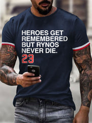 Men's In Memory Of No.23 Short-sleeved T-shirt