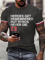 Men's In Memory Of No.23 Short-sleeved T-shirt