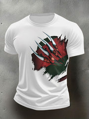 Men's Halloween Horror Nightmare Printed T-shirt