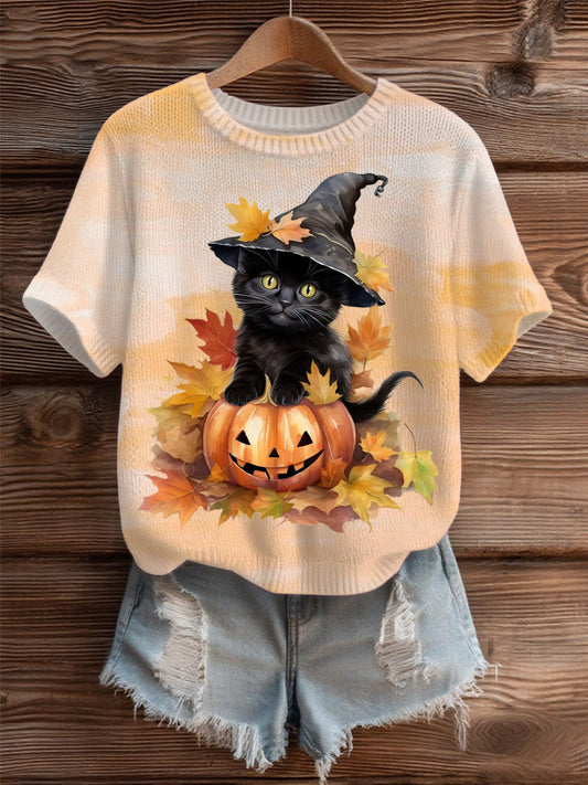 Women's Halloween Cozy Knit Sweater