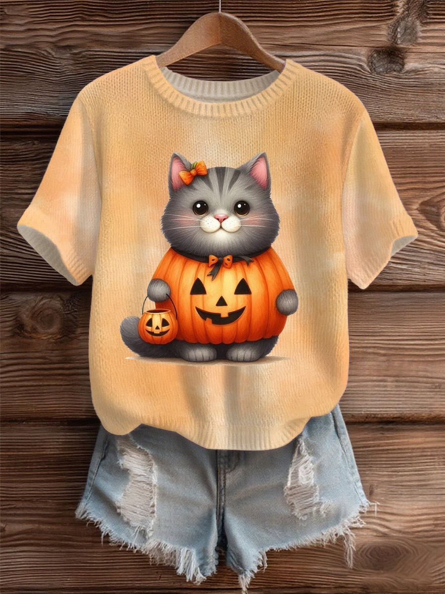 Women's Halloween Cozy Knit Sweater