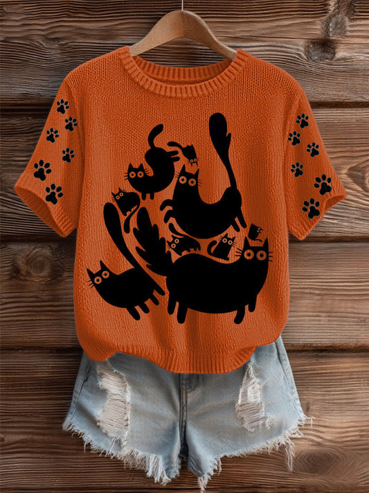 Women's Halloween Cozy Knit Sweater