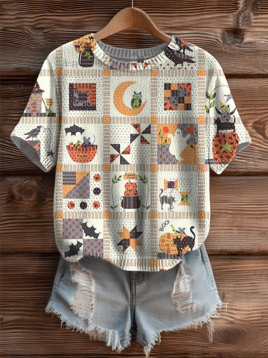 Women's Halloween Cozy Knit Sweater