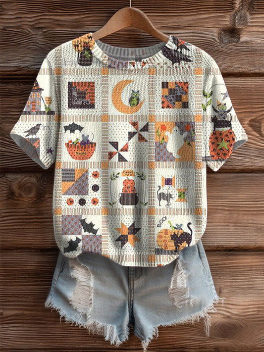 Women's Halloween Cozy Knit Sweater