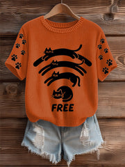 Women's Halloween Cozy Knit Sweater