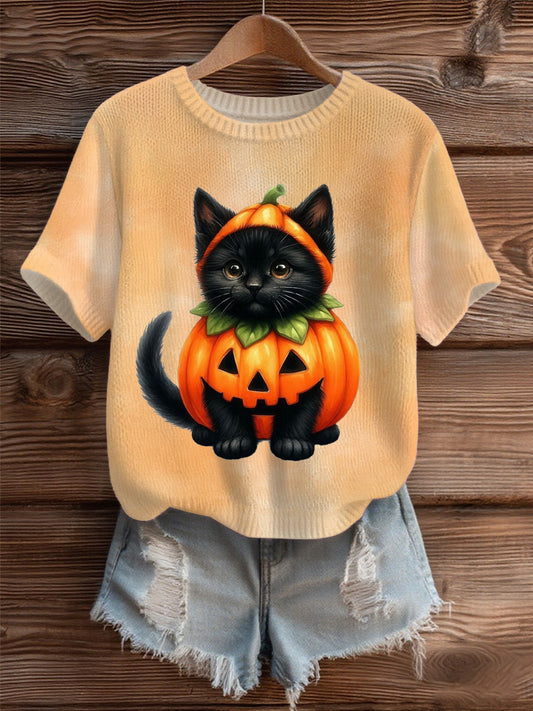 Women's Halloween Cozy Knit Sweater
