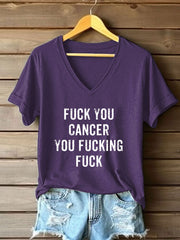 Women's Fight Cancer T-Shirt
